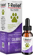 T-Relief Pet Calming Drops Natural Comfort Remedy & Nervousness Relief With Chamomile + 9 Homeopathic Stress Relieving Active Ingredients - Relaxing Herbal Blend For Dog & Cat - 1.69 Oz T-Relief Pet Calming Drops Natural Comfort Remedy & Nervousness Relief With Chamomile + 9 Homeopathic Stress Relieving Active Ingredients - Relaxing Herbal Blend For Dog & Cat - 1.69 Oz