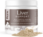 Fera Pets - Liver Support for Dogs and Cats - Supports Liver Health, Function & Detoxification - with Milk Thistle for Dogs and Cats, Choline, Turmeric, Bone Broth Flavor Powder - 60 Scoops