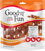 Good'N'Fun Triple Flavored Rawhide Kabobs For Dogs, 1.5 Pound (Pack Of 1)