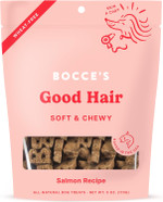 Bocce'S Bakery Dailies Good Hair Dog Treats For Skin & Coat Support, Wheat-Free Dog Treats, Made With Real Ingredients, Baked In The Usa, All-Natural Soft & Chewy, Salmon Recipe, 6 Oz