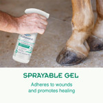 Farnam Purishield Horse Wound Care, Intensive Care Gel Promotes Healing, Long Lasting Relief And Protection 12 Ounces