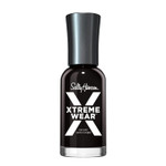 Sally Hansen Xtreme Wear Nail Polish, Streak-Free, Shiny Finish, Long-Lasting Nail Color, Black Out, 0.40 Fl Oz