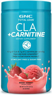 Gnc Total Lean Cla + Carnitine | Improves Body Composition And Fuels Muscle Recovery, Stimulant Free And Sugar Free | Berry Sorbet | 60 Servings