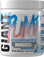Giant Edge Series - Giant Pump - 3D Pump Breakthrough, L-Citrulline For Pumps And Endurance, Stim-Free, 30 Servings (Bombshell)