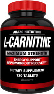 Super Strength L-Carnitine 1000Mg Servings Plus Calcium For Boosted Metabolism And Improved Muscle Gain - Arazo Nutrition Super Strength L-Carnitine 1000Mg Servings Plus Calcium For Boosted Metabolism And Improved Muscle Gain - Arazo Nutrition