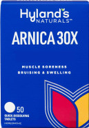 Hyland'S Naturals Arnica Montana 30X Tablets, Natural Relief Of Bruises, Swelling & Muscle Soreness, Quick Dissolving Tablets, 50 Count Hyland'S Naturals Arnica Montana 30X Tablets, Natural Relief Of Bruises, Swelling & Muscle Soreness, Quick Dissolving Tablets, 50 Count