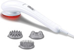 Beurer Deep Tissue Massager | Handheld Massager | Neck And Back Massager With Heat | 3 Interchangeable Attachments | Soothing Vibration Massage, Mg21 Beurer Deep Tissue Massager | Handheld Massager | Neck And Back Massager With Heat | 3 Interchangeable Attachments | Soothing Vibration Massage, Mg21