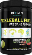 Re+Gen Nutrition Pickle Ball Fuel, Electrolyte Powder Supplement, Electrolytes + Amino Acids Pre Workout For Hydration And Energy, Drink Mix For Women And Men, Watermelon Gummy Flavor, 30 Servings
