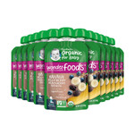 Gerber Organic Baby Food Pouches, 2Nd Foods For Sitter, Wonderfoods, Banana Blueberry Blackberry Oatmeal, 3.5 Ounce (Pack Of 12) Gerber Organic Baby Food Pouches, 2Nd Foods For Sitter, Wonderfoods, Banana Blueberry Blackberry Oatmeal, 3.5 Ounce (Pack Of 12)