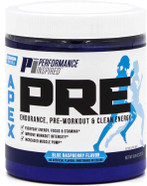 Performance Inspired Nutrition - Apex Pre Workout Powder - Increase Energy & Endurance - Caffeine - Beta Alanine - All Natural - Vegan Formula - Blue Raspberry