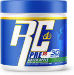 Ronnie Coleman Signature Series Pre XS Pre Workout Powder for Women and Men for Extreme Energy and Focus Supplement with Beta-Alanine, 200mg Caffeine Per Serving, Green Apple, 30 Servings