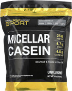 Sport, Micellar Casein, Unflavored, Slow Absorption, 16 Oz (454 G), California Gold Nutrition Sport, Micellar Casein, Unflavored, Slow Absorption, 16 Oz (454 G), California Gold Nutrition