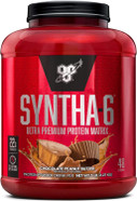 BSN SYNTHA-6 Whey Protein Powder with Micellar Casein, Milk Protein Isolate Powder, Chocolate Peanut Butter, 48 Servings (Packaging May Vary)5 Pound (Pack of 1)