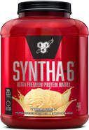 Bsn Syntha-6 Whey Protein Powder With Micellar Casein, Milk Protein Isolate Powder, Vanilla Ice Cream, 48 Servings (Packaging May Vary) Bsn Syntha-6 Whey Protein Powder With Micellar Casein, Milk Protein Isolate Powder, Vanilla Ice Cream, 48 Servings (Packaging May Vary)