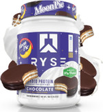 Ryse Loaded Protein Powder | 25G Whey Protein Isolate & Concentrate | With Prebiotic Fiber & Mcts | Low Carbs & Low Sugar | 20 Servings (Moon Pie Chocolate)