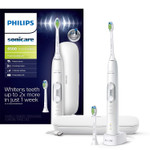 PHILIPS Sonicare ProtectiveClean 6500 Rechargeable Electric Power Toothbrush with Charging Travel Case and Extra Brush Head, White, HX6462/05White