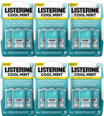 Listerine Cool Mint PocketPaks Portable Breath Strips for Bad Breath, Fresh Breath Strips to Kill 99% of Bad Breath Germs* On-The-Go, Cool Mint Flavor, 72 Count (Pack of 6)cm