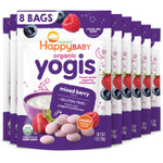 Happy Tot Organics Yogis Freeze-Dried Yogurt & Fruit Snacks, Mixed Berry, 1 Ounce (Pack of 8) packaging may vary1 Ounce (Pack of 8)