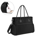 Teamoy Breast Pump Bag, Leather Straps Pump Bag Tote With Laptop Sleeve For Working Moms- Fits Most Brands Breast Pumps And Cooler Bag, Black (Pu Handle) Teamoy Breast Pump Bag, Leather Straps Pump Bag Tote With Laptop Sleeve For Working Moms- Fits Most Brands Breast Pumps And Cooler Bag, Black (Pu Handle)