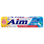 Aim Multi-Benefit Cavity Protection Gel Toothpaste, Ultra Mint 5.50 oz (4 Pack)