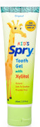 Spry Xylitol Baby Toothpaste, Natural Toddler Toothpaste, Fluoride Free Toothpaste for Kids, Xylitol Toothpaste for Kids Age 3 Months and Up, Tooth Gel Original 2 Fl Oz (Pack of 2)2 Count