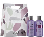 Blacklight Anti-Yellow Violet Shampoo & Conditioner Duo Set - For Highlighted Bleach White And Natural Blonde Hair W/Sleek Mirror Oz