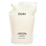 OUAI Medium Shampoo Refill - Hydrating Shampoo with Coconut Oil, Babassu, Kumquat Extract and Keratin - Strengthens, Nourishes and Adds Shine - Paraben, Phthalate and Sulfate Free Hair Care - 32 oz32 Fl Oz (Pack of 1)