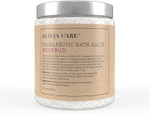 Olivia Care Epsom Bath Salts with Rosebuds  Therapeutic, Relieve Stress & Relax Muscles. Exfoliate, Rejuvenate, Calming & Healing | Infused with Natural Essential Oils - Fresh Fragrance - 21 OZ