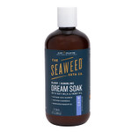 Seaweed Bath Co. Bubbling Dream Soak, Vetiver Geranium Scent, 12 Ounce, Sustainably Harvested Seaweed, Oat Milk, Hemp Oil