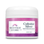 Heritage Store Colloidal Silver Soothing Skin Salve With Aloe Vera, Lavender Water, Honey, Baking Soda & More, Nourishes & Calms Dry, Problem Areas Of The Skin, 2Oz Heritage Store Colloidal Silver Soothing Skin Salve With Aloe Vera, Lavender Water, Honey, Baking Soda & More, Nourishes & Calms Dry, Problem Areas Of The Skin, 2Oz