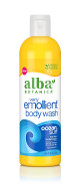Alba Botanica Very Emollient Body Wash, Ocean Surf, 12 Oz