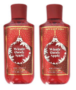 Bath and Body Works Winter Candy Apple Shower Gel Gift Sets 10 Oz 2 Pack (Winter Candy Apple)