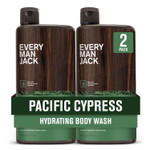 Every Man Jack Nourishing Pacific Cypress Mens Body Wash For All Skin Types - Naturally Derived Ingredients - Cleanse And Hydrate Skin With Coconut And Glycerin - 24Oz 2 Bottles Every Man Jack Nourishing Pacific Cypress Mens Body Wash For All Skin Types - Naturally Derived Ingredients - Cleanse And Hydrate Skin With Coconut And Glycerin - 24Oz 2 Bottles