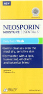 Neosporin Essentials Moisture Body Wash, Soap Free, Fragrance Free, 10 Ounce