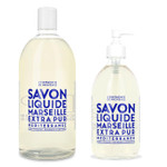 Compagnie De Provence Savon De Marseille Extra Pure Liquid Soap - Mediterranean Sea - 16.9 Fl Oz Glass Pump Bottle And 33.8 Fl Oz Plastic Bottle Refill Compagnie De Provence Savon De Marseille Extra Pure Liquid Soap - Mediterranean Sea - 16.9 Fl Oz Glass Pump Bottle And 33.8 Fl Oz Plastic Bottle Refill