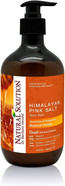 Natural Solution Himalayan Pink Salt Liquid Hand Soap,Nutrition & Protection,Natural Honey - 14 Oz (8647A)