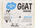 The Goat Skincare - Pure Goat's Milk Soap Bar with Chia Seed Oil, Suitable for Dry, Itchy and Sensitive Skin, Paraben Free and No Artificial Colours 100g