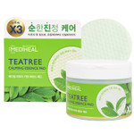 MEDIHEAL Tea Tree Calming Essence Toner Pad - Tea Tree Soothing Cotton Toner Pads for Acne-Prone Skin, Calming Essence Pad with Dual Sided Pads, Hydration, and Exfoliation, 50 SheetsTea Tree Calming