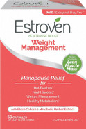 Estroven Weight Management For Menopause Relief - 60 Ct. - Clinically Proven Ingredients Help Manage Weight, Provide Night Sweats & Hot Flash Relief - Drug-Free & Gluten-Free Estroven Weight Management For Menopause Relief - 60 Ct. - Clinically Proven Ingredients Help Manage Weight, Provide Night Sweats & Hot Flash Relief - Drug-Free & Gluten-Free