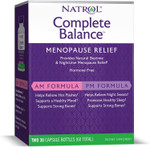 Natrol Complete Balance A.M./P.M. Capsules for Menopause Relief, Helps Relieve Hot Flashes and Night Sweats, Provides Mood Support, Purple, 30 Count, Pack of 230 Count