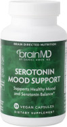 Brainmd Dr Amen Serotonin Mood Support - 120 Capsules - Supports Healthy Serotonin Balance - Gluten Free - 30 Servings