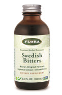 Flora - Swedish Bitters For Digestion, Alcohol-Free Bitters Help Bloating & Digestion, Maria'S Original Formula Aqueous Extract, Vegan, Kosher, Non Gmo, 3.4-Fl. Oz. Glass Bottle (3.4 Fl Oz)