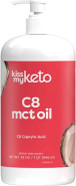 Kiss My Keto Mct Oil C8 32 Oz Pure C8 Mct Oil Keto Fuel Pure Mct Oil Bottle With Pump High Octane Mct C8 Oil Caprylic Acid Keto Pure Mct Coconut Oil Brain Fuel Liquid Coconut Mct Oil Pure Kiss My Keto Mct Oil C8 32 Oz Pure C8 Mct Oil Keto Fuel Pure Mct Oil Bottle With Pump High Octane Mct C8 Oil Caprylic Acid Keto Pure Mct Coconut Oil Brain Fuel Liquid Coconut Mct Oil Pure