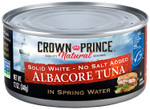 Crown Prince Natural Solid White Albacore Tuna in Spring Water, No Salt Added, 12-Ounce Cans (Pack of 12)12 Ounce (Pack of 12)