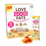 Love Good Fats Keto Bars, Truffle Salted Caramel - Plant-Based Protein Snack, Low Carb, Low Sugar, Gluten Free, 12 Pack Love Good Fats Keto Bars, Truffle Salted Caramel - Plant-Based Protein Snack, Low Carb, Low Sugar, Gluten Free, 12 Pack