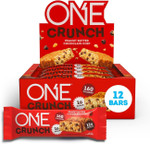 One Protein Bars, Crunch Peanut Butter Chocolate Chip, Gluten Free Protein Bars With 12G Protein And Only 1G Sugar, Healthy And Guilt-Free Snacking For Any Occasion (12 Count) One Protein Bars, Crunch Peanut Butter Chocolate Chip, Gluten Free Protein Bars With 12G Protein And Only 1G Sugar, Healthy And Guilt-Free Snacking For Any Occasion (12 Count)