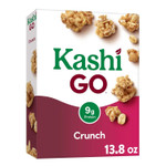 Kashi GO Cold Breakfast Cereal, Vegetarian Protein, Fiber Cereal, Crunch, 13.8oz Box (1 Box)