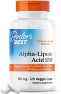 Doctor'S Best Alpha-Lipoic Acid 150, Helps Support Glucose Metabolism And Regenerate Antioxidants* Non-Gmo, Gluten Free, Vegan, Soy Free, 150Mg, 120 Veggie Caps Doctor'S Best Alpha-Lipoic Acid 150, Helps Support Glucose Metabolism And Regenerate Antioxidants* Non-Gmo, Gluten Free, Vegan, Soy Free, 150Mg, 120 Veggie Caps