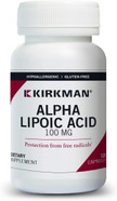 Kirkman Alpha Lipoic Acid 100 Mg - Hypoallergenic | 120 Vegetarian Capsules