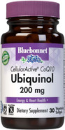 Bluebonnet Nutrition Active Coq10 Ubiquinol 200Mg Vegetarian Softgels, Heart & Cellular Health From Kaneka, Non Gmo, Gluten, Soy & Milk Free, White, 30 Bluebonnet Nutrition Active Coq10 Ubiquinol 200Mg Vegetarian Softgels, Heart & Cellular Health From Kaneka, Non Gmo, Gluten, Soy & Milk Free, White, 30